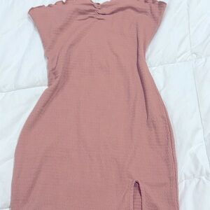 Mauve pink dress